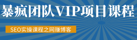 暴疯团队VIP赚钱项目教程之（SEO实操课程之网赚博客）