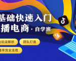 0基础快速入门直播电商课程：直播平台玩法解析-团队打造-带货全流程等环节