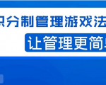 宅男·积分制管理游戏法则，让你从0到1，从1到N+，玩转积分制管理