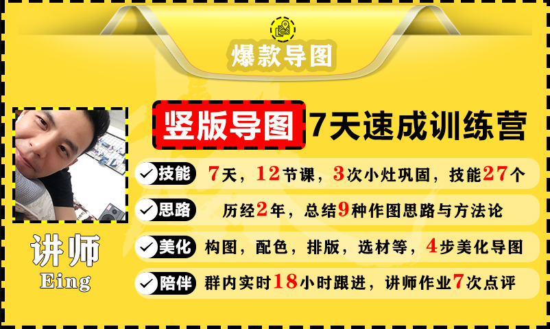 价值1388元【爆款导图】训练营 一张图吸粉800+，学完你也可以