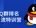 《QQ群排名引流特训营》一个群被动收益1000，是如何做到的（5节视频课）