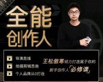 王松傲寒·全能创作人思维课，帮你打造创作人IP，全面提升导演思维