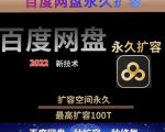 百度网盘无限扩容技术，外面卖399的，无论自己用还是用做引流都可以