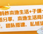 猴帝蚂蚱本地生活+子谦·本地生活分享，本地生活商家运营，团队搭建，私域运营