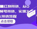 2023流量红利带货，从0-1玩转视频号带货，实操7大带货流程