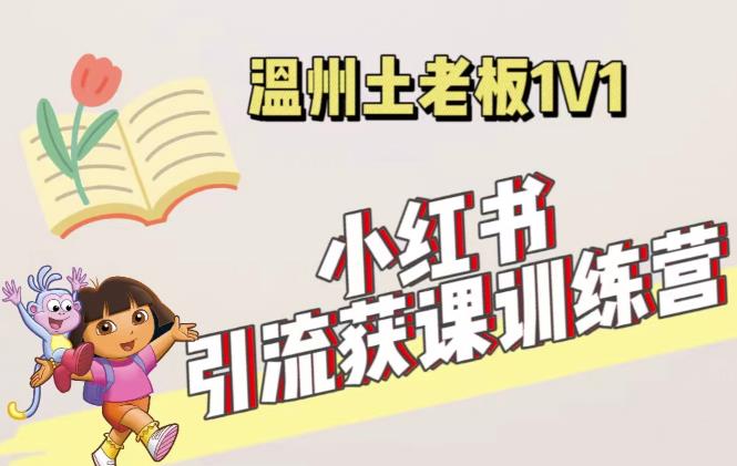 小红书1对1引流获客训练营:账号、内容、引流、成交(价值3999元)插图 小红书1对1引流获客训练营:账号、内容、引流、成交(价值3999元)插图