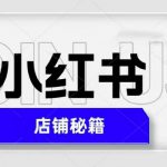 小红书店铺秘籍，最简单教学，最快速爆单，日入1000+