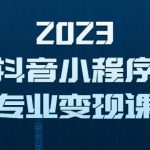 2023年抖音小程序变现保姆级教程，0粉丝新号，无需实名，3天起号，第1条视频就有收入