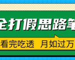 职业打假人必看的全方位打假思路笔记，看完吃透可日入过万【揭秘】