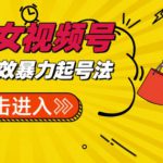 抖音暴力起号，短视频美女号起号项目+素材+批量剪辑去重软件