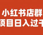 宝哥小红书店群项目，日入过千（图文教程）【揭秘】