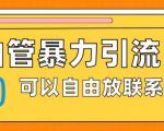 油管暴力引流，可以自由放联系方式【揭秘】