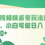 冷门暴利项目，短视频平台情感短信，小白月入万元