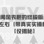 让马扁子闻风丧胆的终极版反撸教程，一次100左右（带真实实操和收益图）【仅揭秘】