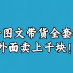 宝哥抖音图文全套玩法，外面卖上千快【揭秘】