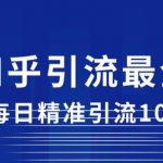 详解知乎引流最全玩法，每日精准引流100+【揭秘】