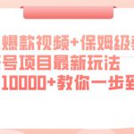 海外爆款视频+保姆级教学，壁纸号项目最新玩法，月入10000+教你一步到位【揭秘】