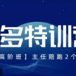 纪主任·多多特训营高阶班【9月13日更新】，拼多多最新玩法技巧落地实操