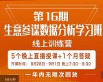 宁静·生意参谋数据分析学习班，解决商家4大痛点，学会分析数据，打造爆款！