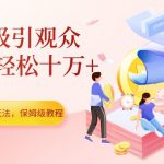 中视频冷门玩法，一秒吸引观众，播放量轻松十万+，保姆级教程【揭秘】