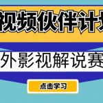 中视频伙伴计划海外影视解说赛道，AI一键自动翻译配音轻松日入200+【揭秘】