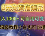 0元免费撸烟花日入1000+可自用可变现保姆级教程小白也可以操作【仅揭秘】