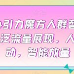 2024引力魔方人群智能拉满，​泛流量展现，人群撬动，智能放量