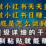 都知道小红书能引流私域变现，可为什么我能一天引流几十人变现上千，但你却频频封号违规被限流【揭秘】
