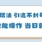 国学新玩法，引流不封号不违规小白也能操作，当日就能变现