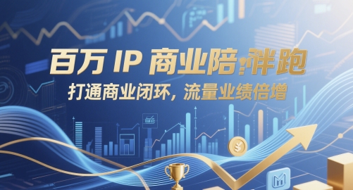 百万IP商业陪跑，打通商业闭环，流量业绩倍增-林文副业站