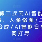 PS人像二次元AI智能修图合成课，人像修图/二次元COS合成/AI智能合成/一网打尽