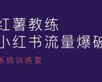 红薯教练-小红书内容运营课，小红书运营学习终点站