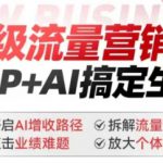 2025年超级流量营销课，IP+AI搞定生意，开启AI增收路径 直击业绩难题 拆解流量打法 放大个体价值