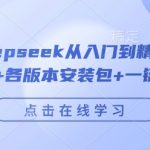 完整版Deepseek从入门到精通附最全指令汇总+各版本安装包+一键整合包
