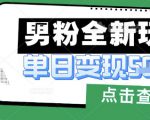 最新男粉暴力变现项目实操版教程，小白也能轻松上手，月入1w【揭秘】