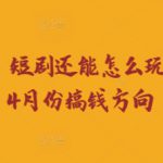 走到2025年，短剧还能怎么玩？短剧25年4月份搞钱方向