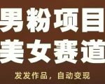 男粉项目美女赛道，发发作品，轻松获流自动变现