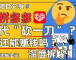 【2025最新】拼多多代坎助力项目深度拆解：还能挣钱吗?全流程玩法