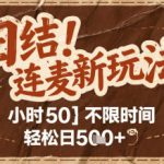 连麦秘籍新玩法，时薪50，碎片时间轻松日5张+【揭秘】