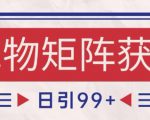 小红书某音宠物赛道引流获客 自热矩阵日引200+【揭秘】