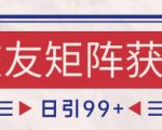 小红书某音交友赛道引流获客 自热矩阵日引200+【揭秘】