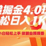 快递掘金4.0玩法，轻松日入1K+，小白轻松上手，做副业嘎嘎香【揭秘】