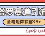 小红书某音塔罗赛道引流获客 自热矩阵日引200+【揭秘】