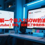付费文章：拆解一个年入250W的油管（youtube）账号，我发现了挣钱的核心秘密