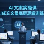 AI文案实操课，AI成交文案底层逻辑训练营