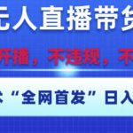 淘宝无人直播带货12.0，最新技术，不封号，不违规，操作简单，开播爆单，日入多张【揭秘】