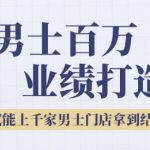 2025男士美业百万业绩打造，赋能上千家男士门店拿到结果