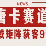 唐卡赛道私域引流获客 自热矩阵SOP日引流99+精准客资【揭秘】