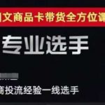 2025短视频图文商品卡投流带货，随心推千川全域搭建优化流程课