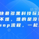 拼多多最快最多黑科技玩法，拼多多起量并不难，难的是没有一套完整的sop流程，一起爆单（更新6月）